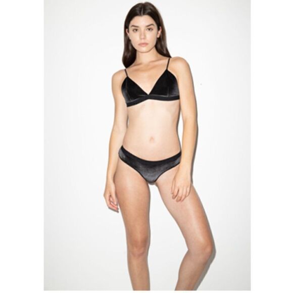 Size Medium American Apparel Velvet Black Bottom - Picture 1 of 1